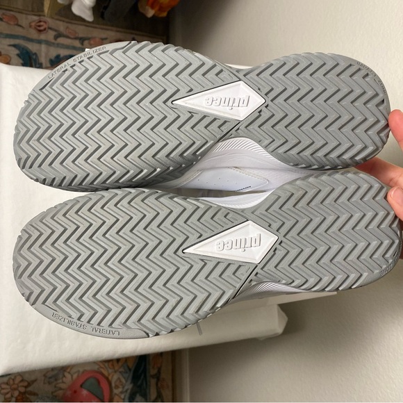 NWOB Prince Men's Advantage Lite 3 Ortholite White Tennis Shoes Size 9.5 - Picture 10 of 11